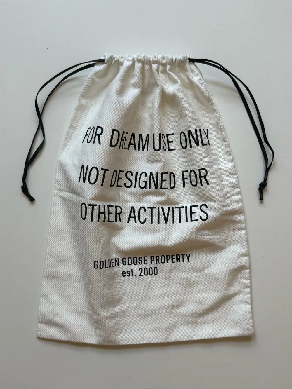 Golden Goose White Dust Bag